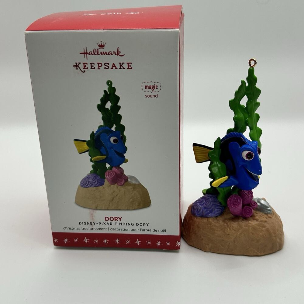 2016 Hallmark Ornament Dory Disney Pixar Finding Dory Magic Sound Christmas New